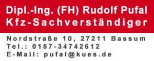 Kfz-Sachverständiger Rudolf Pufal